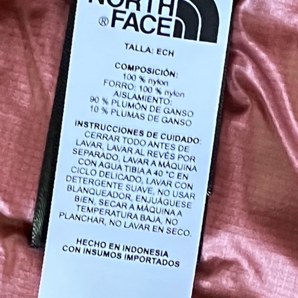 NWT - North Face Sierra Peak Down Jacket In Marron Purple XS - Picture 9 of 12